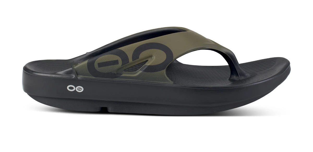 OOfos Men's OOriginal Sport Sandal - Tactical Green 2 OOfos Men's OOriginal Sport Sandal - Tactical Green - Image 2