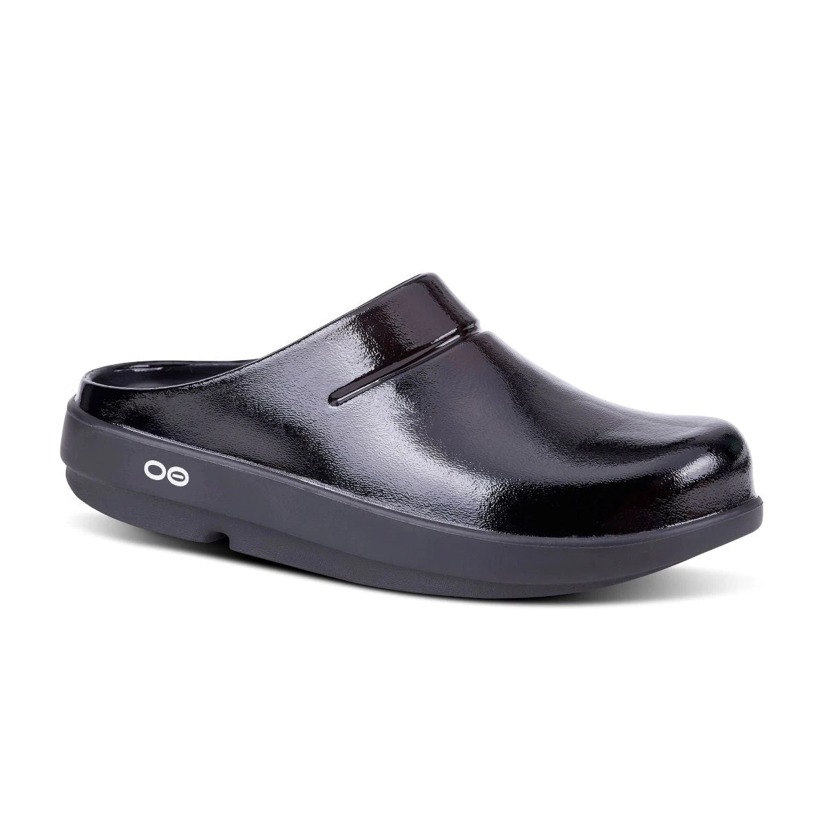 'OOFOS' Women's OOcloog Luxe Clog - Black 1 'OOFOS' Women's OOcloog Luxe Clog - Black