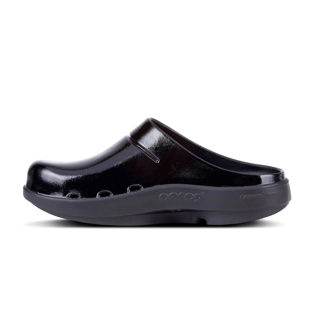 'OOFOS' Women's OOcloog Luxe Clog - Black 6 'OOFOS' Women's OOcloog Luxe Clog - Black - Image 6