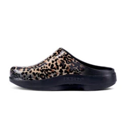 'OOFOS' Women's OOcloog Luxe Pixel Clog - Black / Black Leopard 11 'OOFOS' Women's OOcloog Luxe Pixel Clog - Black / Black Leopard -Oofos 1203BLKLEOPRD shot4 1024x1024@2x