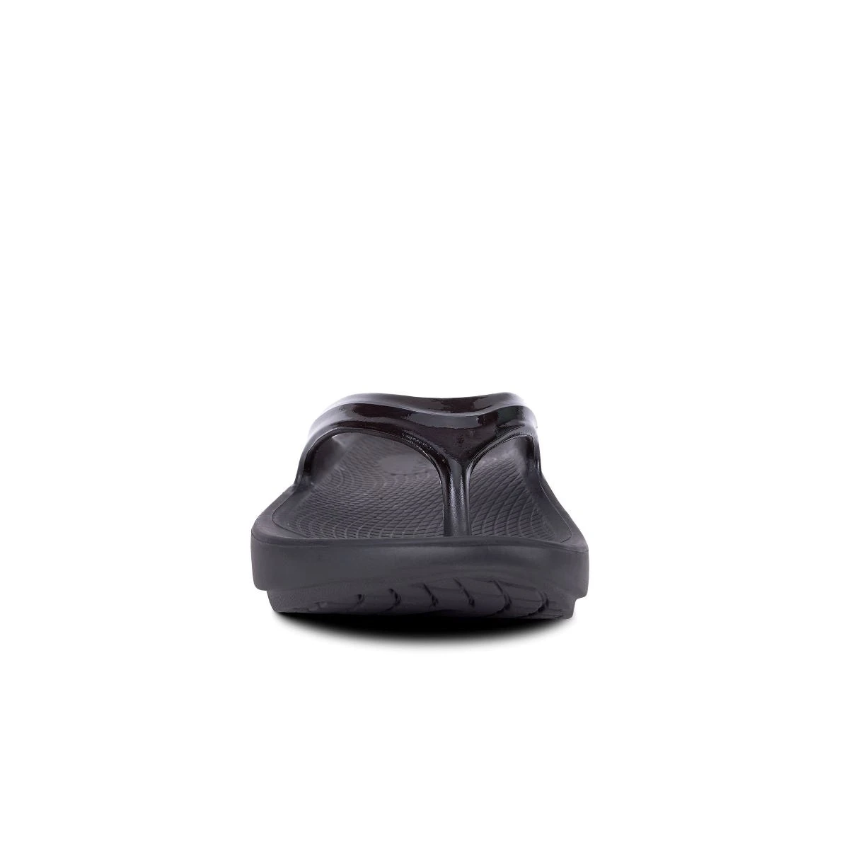 'OOFOS' Women's OOlala Thong - Black Patent 5 'OOFOS' Women's OOlala Thong - Black Patent - Image 5