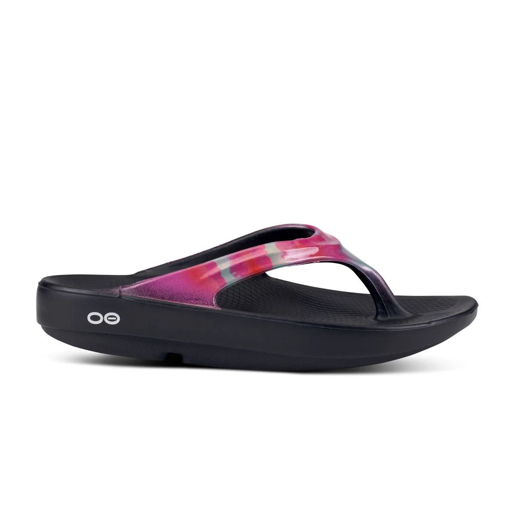 'OOFOS' Women's OOlala Luxe Thong - Magenta Sky 1 'OOFOS' Women's OOlala Luxe Thong - Magenta Sky