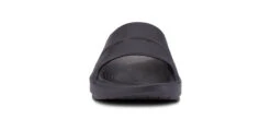 OOfos Men's OOahh Sport Slide Sandal - Black Matte -Oofos 1500MATBLK shot3