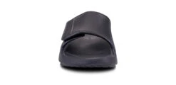 OOfos Women's OOahh Sport Flex Sandal - Matte Black -Oofos 1550BLKMATTE shot3