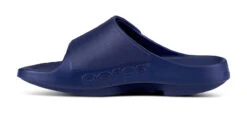OOfos Men's OOahh Sport Flex Sandal - Navy -Oofos 1550NAVY shot4 1 aed72e29 c828 4497 922e 4485c7d3373d