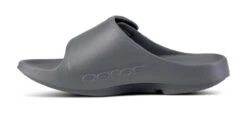 OOfos Men's OOahh Sport Flex Sandal - Slate -Oofos 1550SLATE shot4