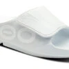 OOfos Men's OOahh Sport Flex Sandal - White