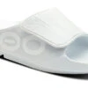 OOfos Women's OOahh Sport Flex Sandal - White