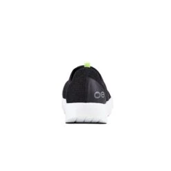 'OOFOS' Women's OOmg Fibre Low Slip On - White / Black -Oofos 5070WHTBLK 5 1024x1024@2x