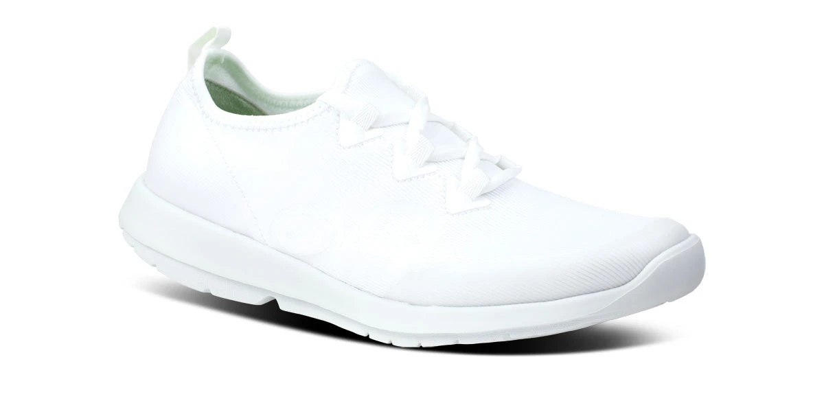 OOfos Women's OOmg Sport LS Low Shoe - White 1 OOfos Women's OOmg Sport LS Low Shoe - White