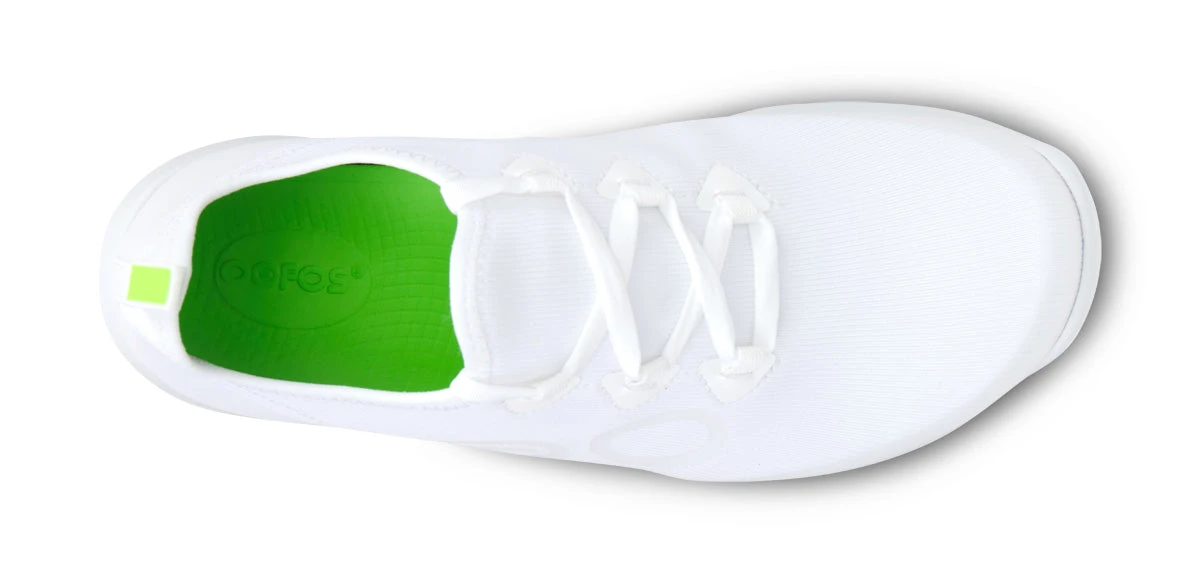 OOfos Women's OOmg Sport LS Low Shoe - White 9 OOfos Women's OOmg Sport LS Low Shoe - White - Image 9