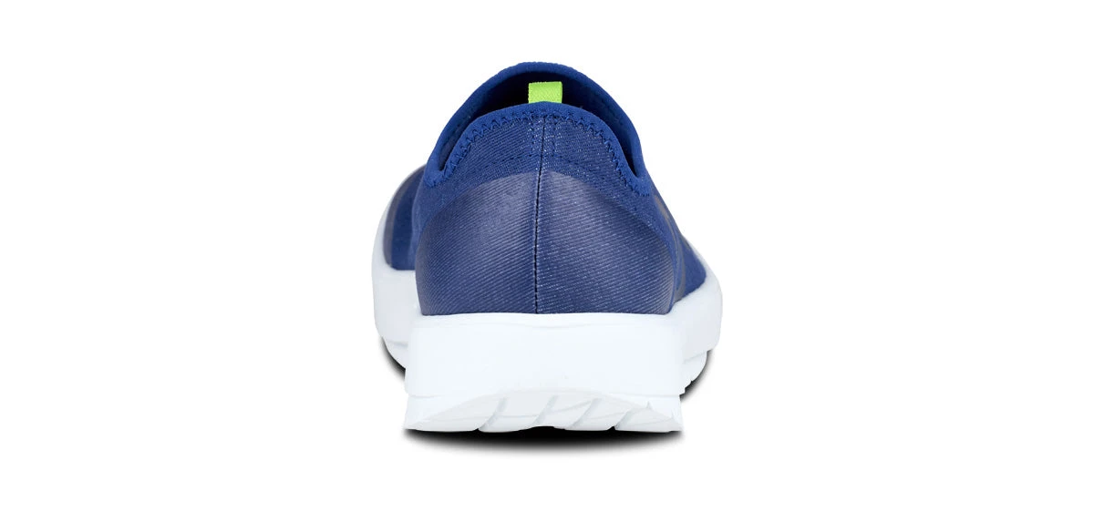 OOfos Men's OOmg EeZee Low Shoe - White Navy 8 OOfos Men's OOmg EeZee Low Shoe - White Navy - Image 8