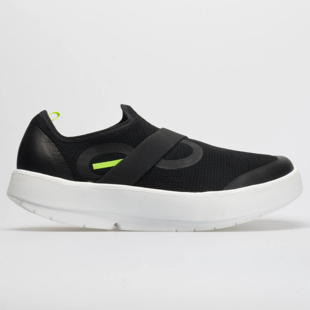 OOFOS OOmg Low Men's Black/White 1 OOFOS OOmg Low Men's Black/White