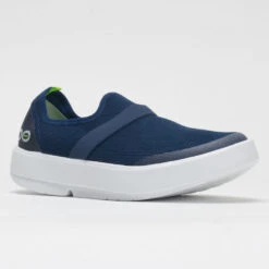 OOFOS OOmg Low Women's White/Navy -Oofos 631140 5