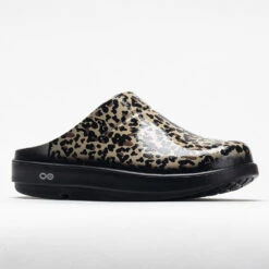 OOFOS OOcloog Limited Women's Black Leopard 10 OOFOS OOcloog Limited Women's Black Leopard -Oofos 631219 5
