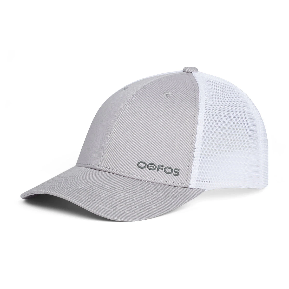 OOfos OOsnap Cap Unisex - White Gray 1 OOfos OOsnap Cap Unisex - White Gray