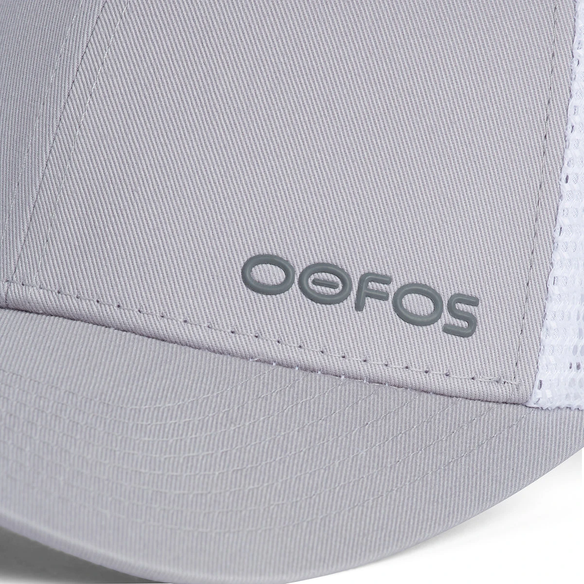 OOfos OOsnap Cap Unisex - White Gray 5 OOfos OOsnap Cap Unisex - White Gray - Image 5