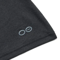 OOfos Women's COOl Down T Shirt - Dark Gray Heather -Oofos 8000DKGRYHEA Shot03