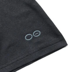 OOfos Women's COOl Down V Neck - Dark Gray Heather -Oofos 8100DKGRYHEA Shot03