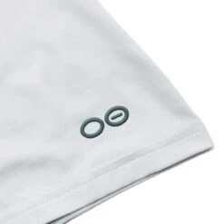 OOfos Women's COOl Down V Neck - Light Gray Heather -Oofos 8100LTGRYHEA Shot03