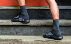 OOfos Men's OOahh Sport Flex Sandal - Black Camo -Oofos BlkCamo Flex1