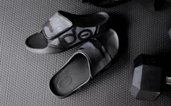 OOfos Men's OOahh Sport Flex Sandal - Black Camo -Oofos BlkCamo Flex2