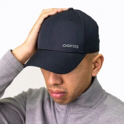 OOfos COOl Down Cap Unisex - Black -Oofos Mens CoolDownHat Black