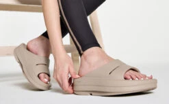 OOfos Women's OOmega OOahh Sandal - Nomad -Oofos MicrosoftTeams image 274