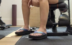 OOfos Women's OOmega OOlala Luxe Sandal - Atlantis -Oofos MicrosoftTeams image 51