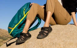 OOfos Women's OOcandoo Sandal - Black -Oofos OOcandoo Womens Black2