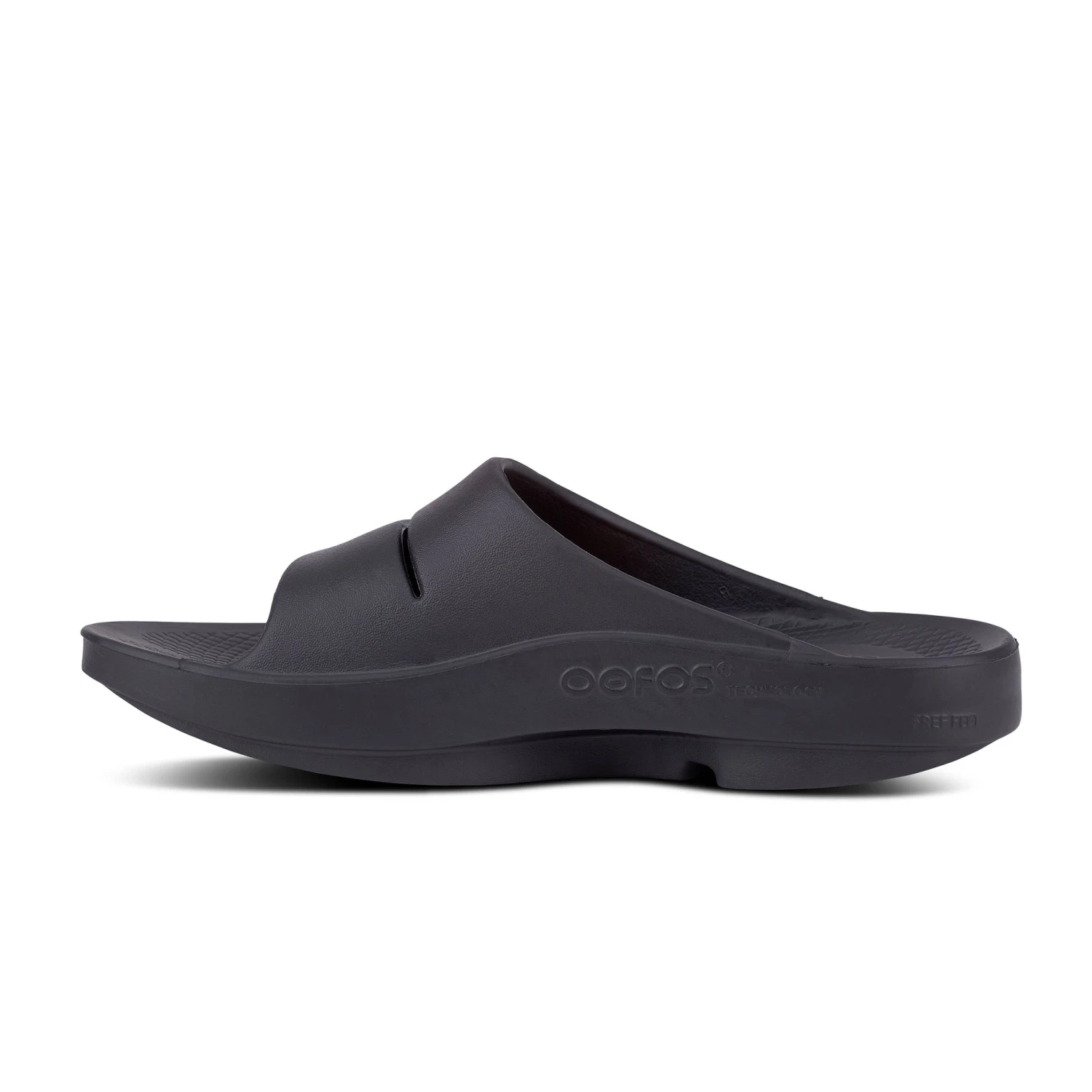 'OOFOS' Unisex OOahh Slide Sandal - Black 3 'OOFOS' Unisex OOahh Slide Sandal - Black - Image 3